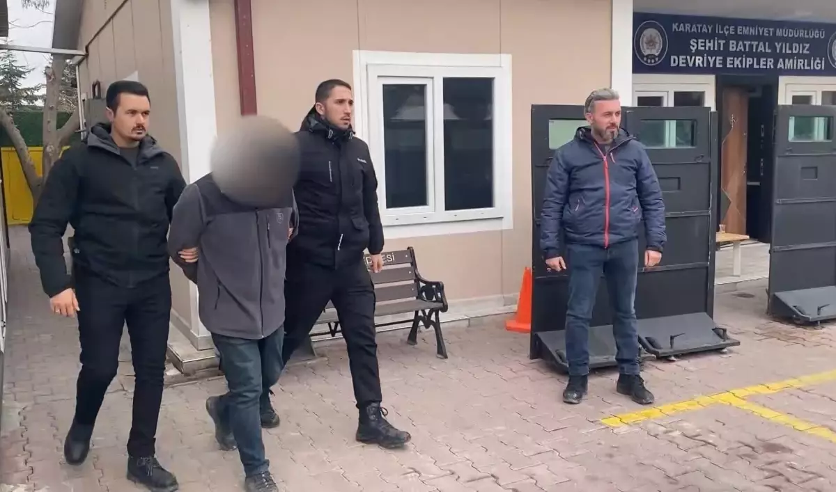 Konya’da Kadın Kıyafetleriyle Saklanan Şüpheli Yakalandı