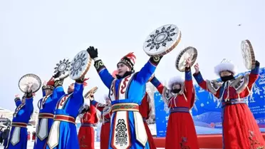 Kış balıkçılığı etkinliği sırasında çekilmiş fotoğraf