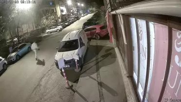 Kamera kaydında çarpma anı