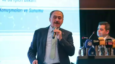 Çalıştayda sunulan su yönetimi haritası