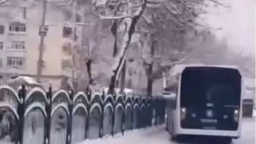 Kaza sonrası yol durumu