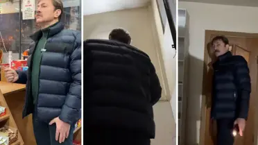 Denetim sırasında çekilen görüntü