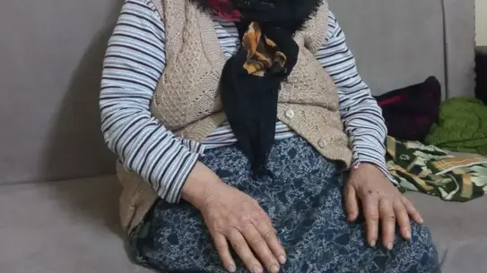 Yangın sonrası evin görüntüsü