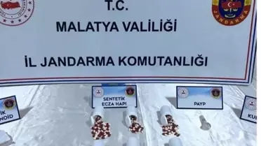 Operasyonda ele geçirilen uyuşturucu maddeler