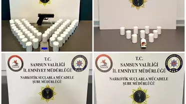 Operasyonda ele geçirilen uyuşturucu maddeler