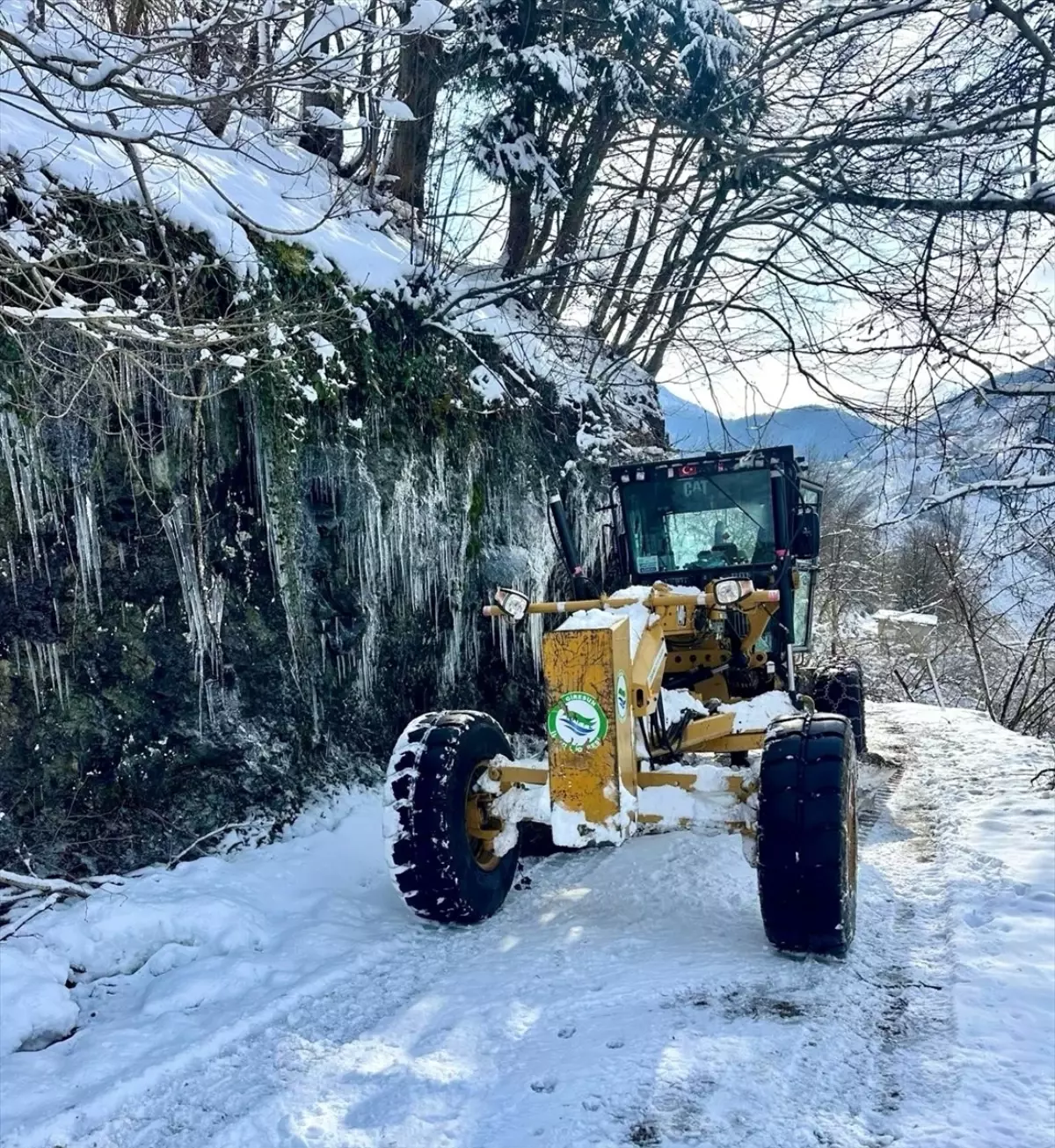 Giresun ve Gümüşhane'de Kar Yağışı Köy Yollarını Kapattı, Ekipler Ulaşımı Sağlamak İçin Çalışıyor