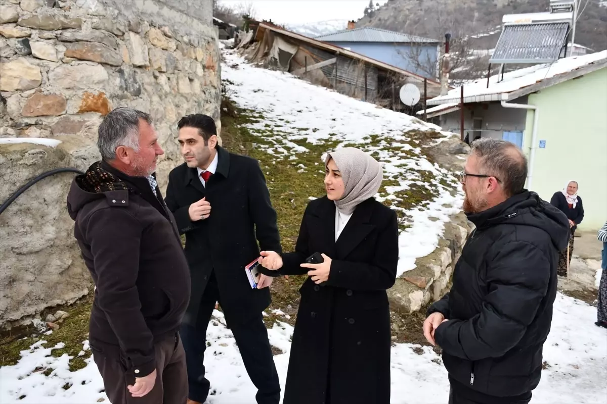 Kaymakam Büşra Güneş, Gümüşhacıköy Köylerinde Vatandaşlarla Buluştu