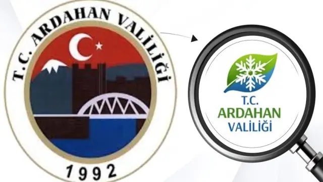 Ardahan Valiliği yeni logosu detay fotoğrafı