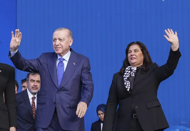 Erdoğan ve Özel konuşma anı