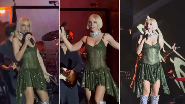 Konsere katılan Hazal Kaya