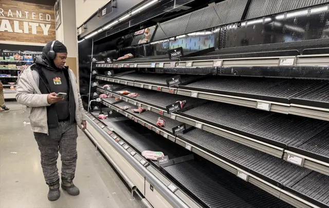 Protesto sonrası sokak görüntüsü