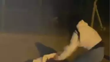 Kavga anında çekilen görüntü