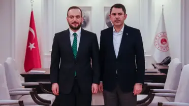 Bakan Kurum ve Samed Ağırbaş resmi