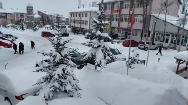 Tokat'ta kar temizleme çalışması