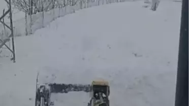 Karla Kapalı Yol Üzerinden Amasya’da Hastanın İlaçları Güvenli Şekilde Ulaştırıldı