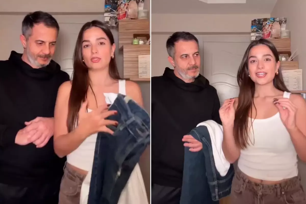 Baba kızını ilk buluşmaya hazırlıyor