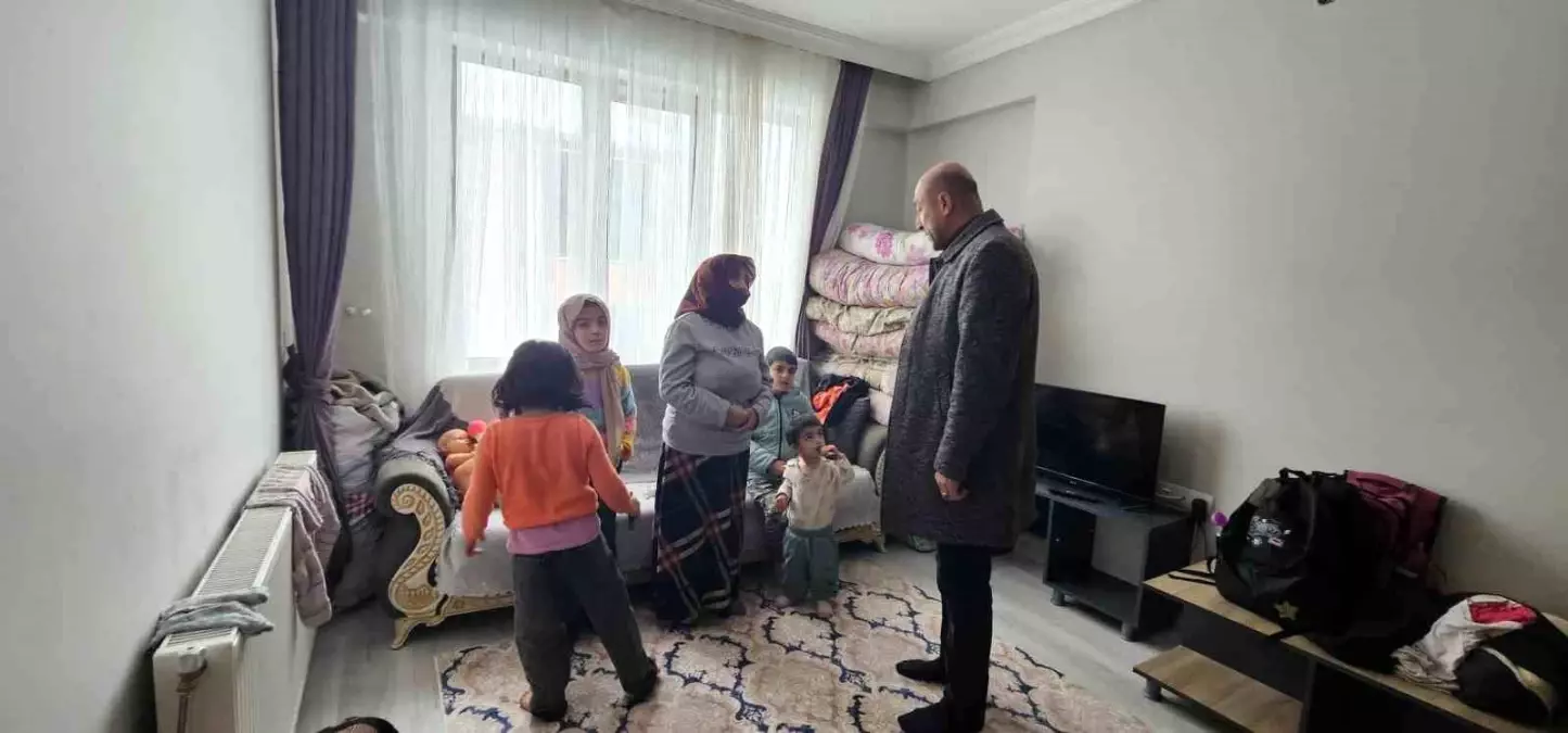 Hasköy’de 4 Çocuklu Anne Güvenli Daireye Yerleşti, Gıda Desteği Aldı