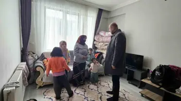 Hasköy’de 4 Çocuklu Anne Güvenli Daireye Yerleşti, Gıda Desteği Aldı
