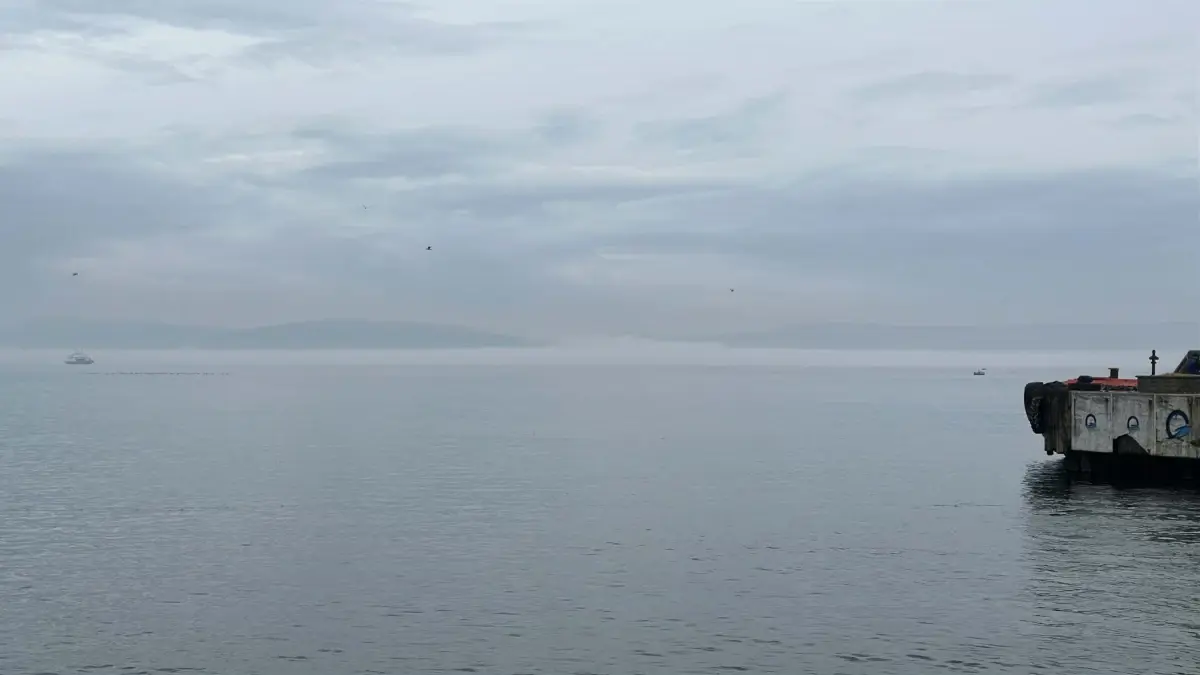 Yoğun Sis Çanakkale Boğazı’nda Deniz Trafiğini Durdurdu