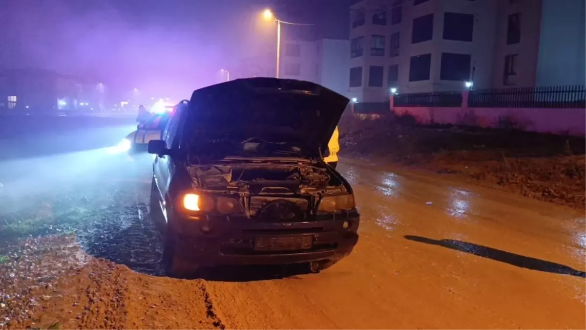 İnegöl'de Alkollü Sürücü Kaçarken Kaza Yaptı ve Yakalandı