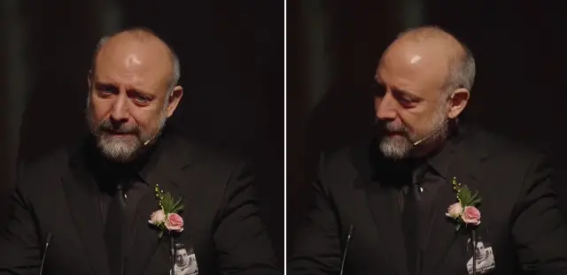 Halit Ergenç'in konuşma anı