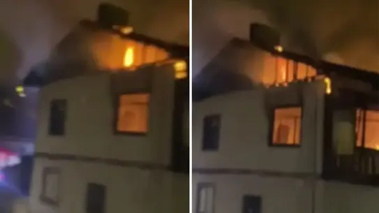 Ankara Beypazarı'nda Ahşap Evlerde Hızlı Yayılan Yangın 6 Evi Yok Etti