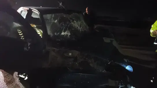 Kurtarılan iki yaralı kişi