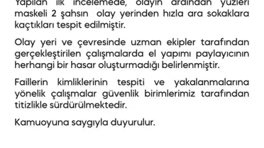 Patlayıcı kalıntısı ve güvenlik ekipleri