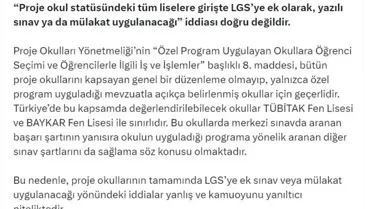 DMM'nin resmi açıklama görseli