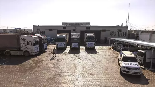 Suriye'deki yardım dağıtım sahası