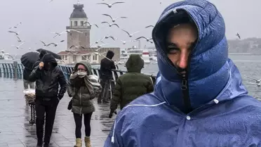 Meteoroloji haritası: İstanbul’da yağış alanları
