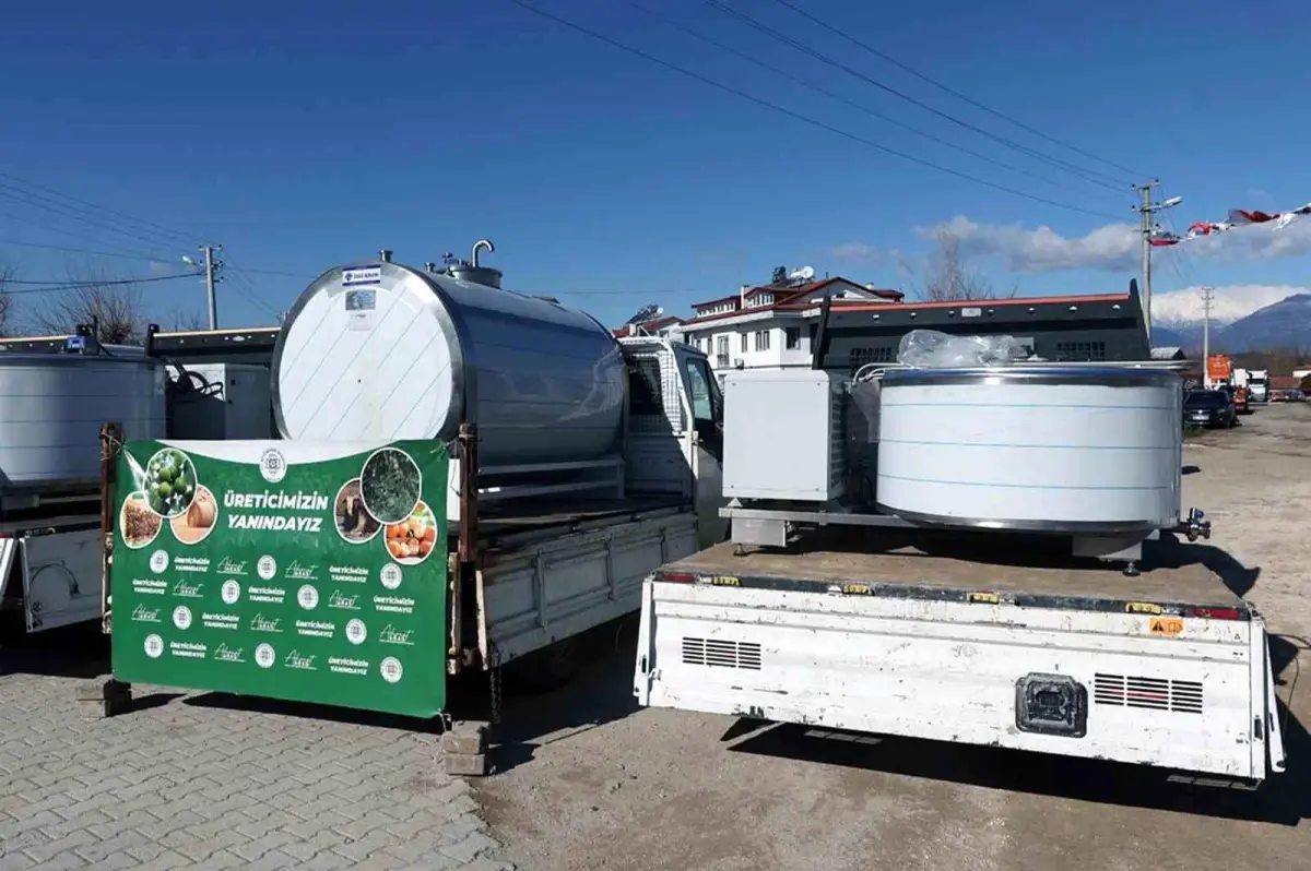 Muğla Büyükşehir Belediyesi'nden Süt Üreticilerine Soğutma ve Jeneratör Desteği