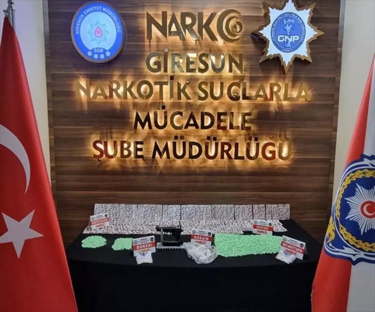 Giresun’da Uyuşturucu Kaçakçılığı Operasyonu: Üç Şüpheli Tutuklandı