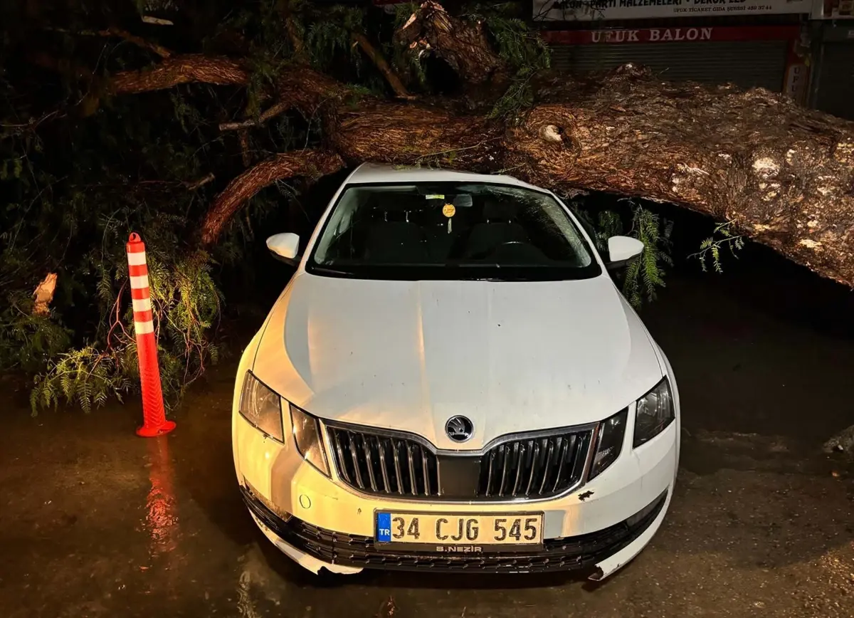 İzmir’de Şiddetli Yağış ve Fırtına Şehir Hayatını Olumsuz Etkiledi