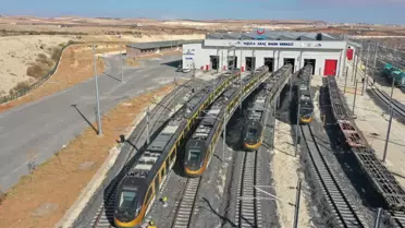 TÜRASAŞ fabrikasında yeni üretilen vagonlar