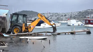 Bodrum’da Kaçak İskele ve Atıl Tekne Temizliği Başladı