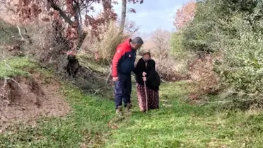Ezine'de Kaybolan 80 Yaşındaki Demans Hastası Kadın Ormanda Bulundu