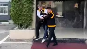 Olay yerinde polis müdahalesi