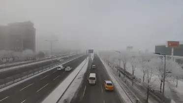 Sisli yollarda trafik işaretleri