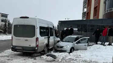 Kaza yerinde çekilmiş fotoğraf