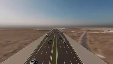 Yeni yol inşaatı sırasında çekilmiş fotoğraf