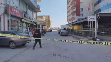 Silahlı kavga sonrası hastane önündeki hasar