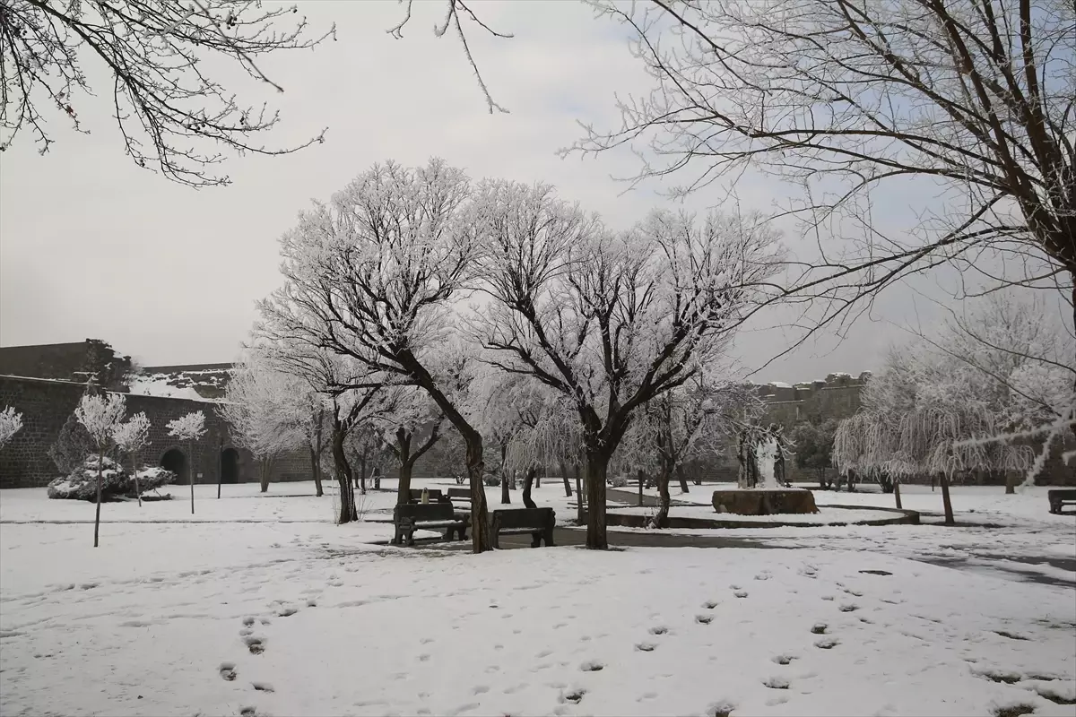 Diyarbakır’da Sıfırın Altında Sıcaklık ve Yoğun Sis