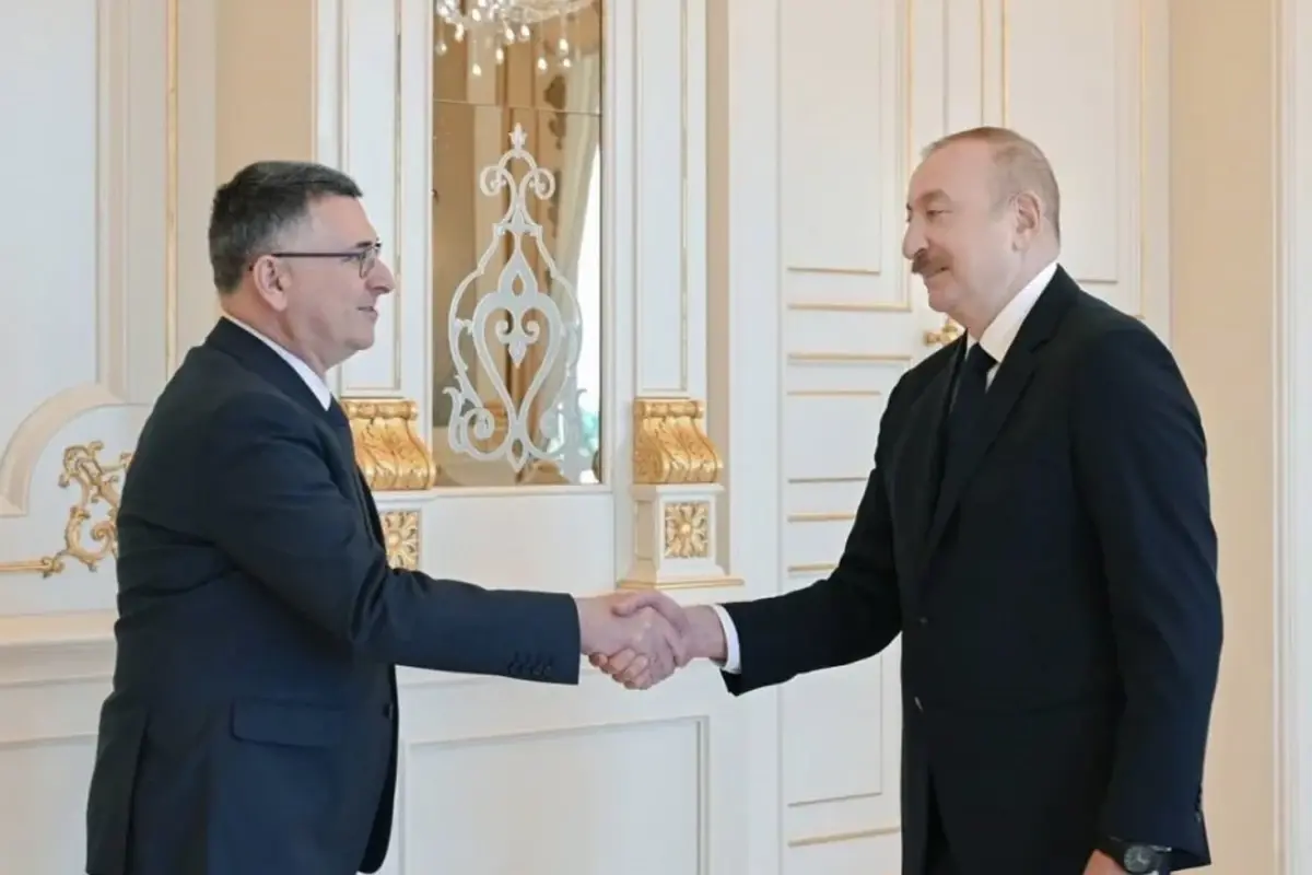 İlham Aliyev ve İsrail Dışişleri Bakanı Gideon Saar'ın Stratejik Görüşmesi
