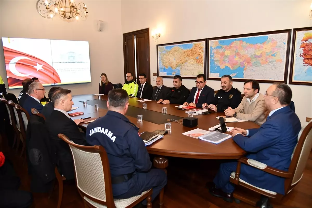 Tekirdağ’da Trafik Güvenliği Strateji Belgesi Üzerine Değerlendirme Toplantısı