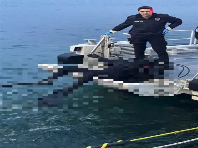 Dalgıç kıyafetli cesedin yakın çekim fotoğrafı