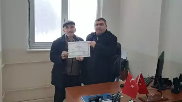 Başarı belgesi verilen an