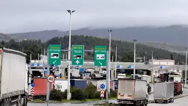 Kamyon şoförleri protesto anı - Bogorodica