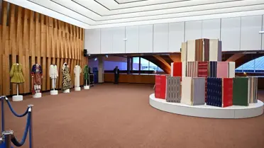 Sergide sergilenen geleneksel Türk dokuma örnekleri