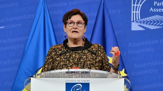 Petra Bayr toplantı anı